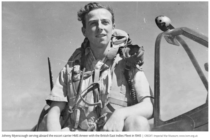 Lieutenant Johnny Myerscough, pilot with the Fleet Air Arm and ‘one of the most outstandi[...].png