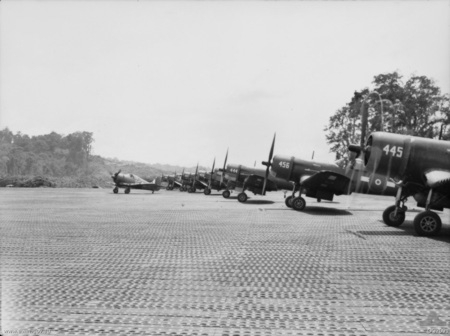 RAAF_Boomerang_with_RNZAF_Corsairs_on_Bougainville_1945.jpg