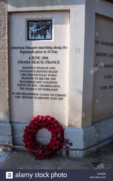 detail-of-d-day-memorial-weymouth-promenade-dorset-D4H9DN.jpg